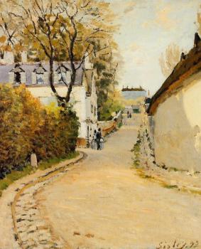 Alfred Sisley : Rue de la Princesse, Louveciennes